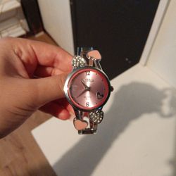 Pink Heart Watch 