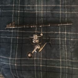 Led RG240 Telescopic Rod And GC3000 spinning reel