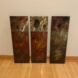 zeus 3 piece Metal wall Art Decor