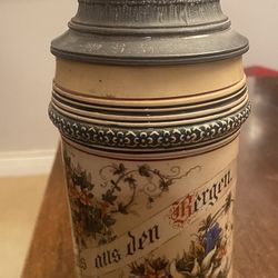 Vintage Or Antique German Beer Stein