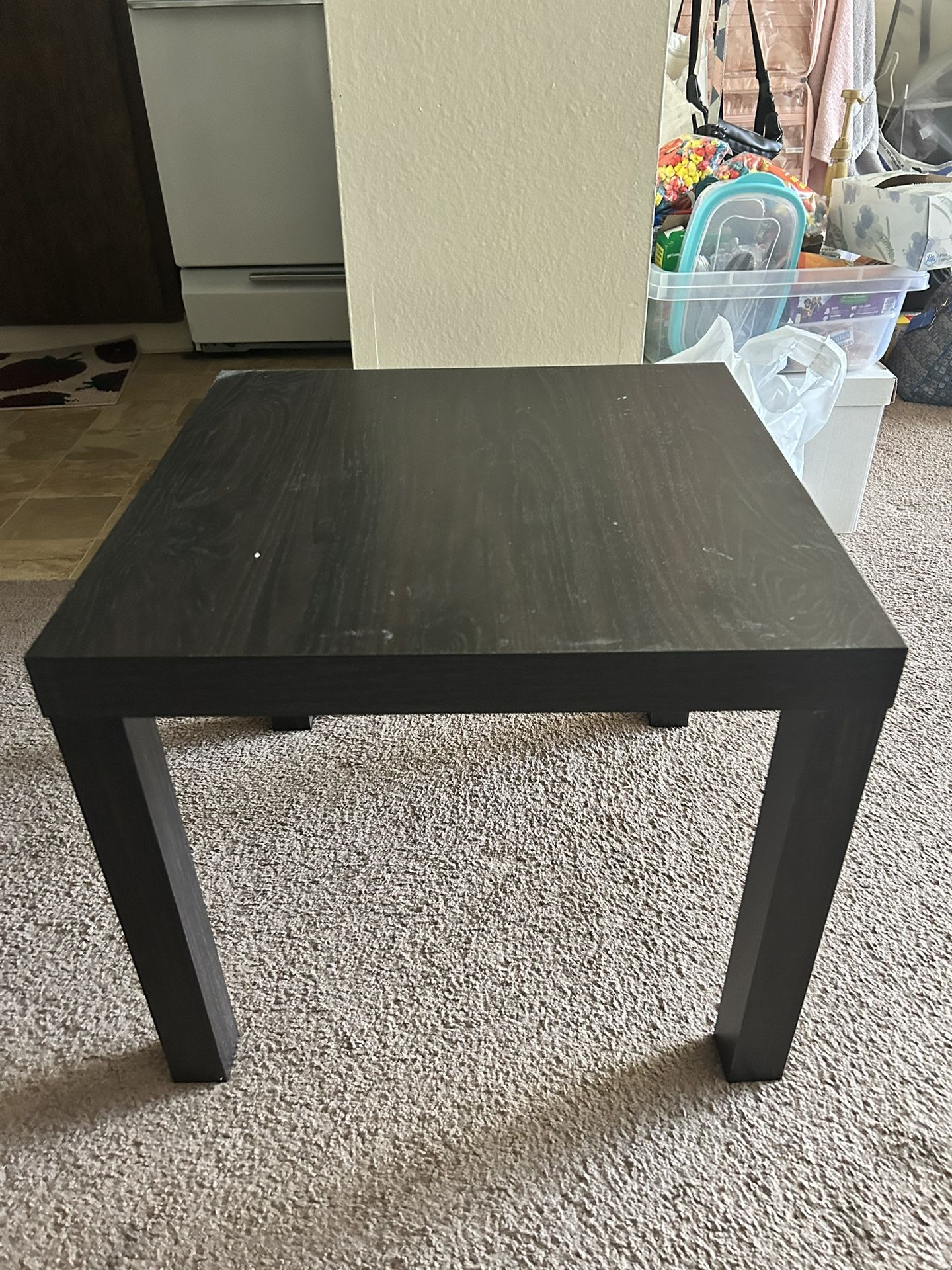 Brown Wood Mini Table