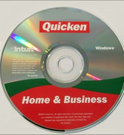 2022 Quicken Home & Business Disc Only