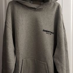 Dark oat essentials hoodie