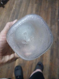 Old glass mason jar