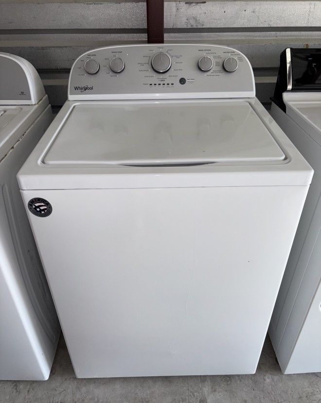 White Whirlpool Washer