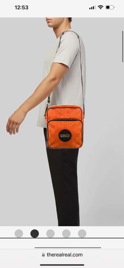 Vintage Gucci of the grid gg bag orange