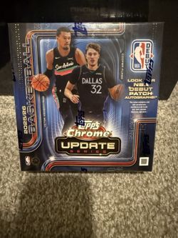 2025-26 Topps Chrome Basketball Update Series Mega Box NBA Sealed