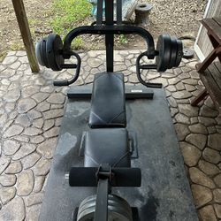 Bench press/ leg extension 