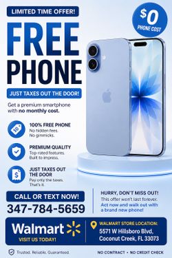 Free phone just taxes out the door