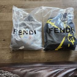 2 FENDI HOODIES BRAND NEW 