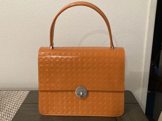 Arcadia Boxed Patent Large Leather Hand Bag