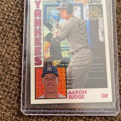 Aaron Judge Yankees Topps T84-18