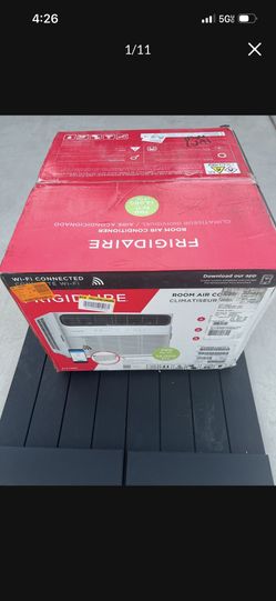 14,000 BTU Window Air Conditioner Cools 700 sq. ft. with Remote and Wi-Fi in White 115/120V