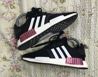 Size 6 1/2 - Adidas NMD_R1 Black Hazy Rose W