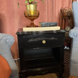 Small Black Side Table