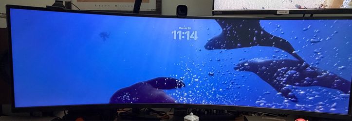 Samsung 49in Curved Monitor For Sale
