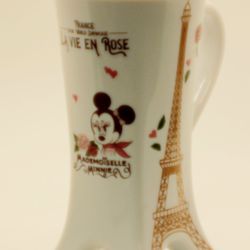 Disney Mini mouse latte cup from Paris France Euro Disney “La Vie En Rose” 