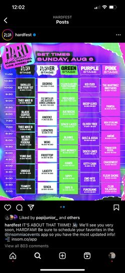 Sunday GA ticket 🎟️