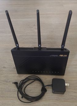 ASUS RT-AC68U AC1900 Dual-Band Gigabit WiFi Router 4-Port USB Black