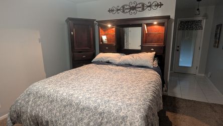 Gorgeous Queen Bed and Armoire