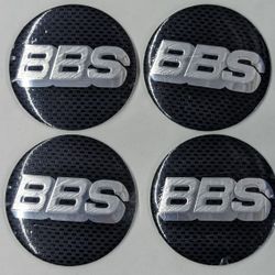 BBS 56mm Center Cap Stickers ALUMINUM