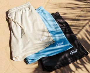 GHOST LIFESTYLE MESH SHORTS LIMITED EDITION.