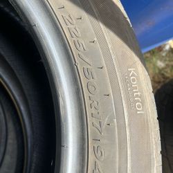 225/50/17 used Tire Only No Installing