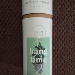 Calm Club "Hang Time" DIY macrame' plant pot hanger