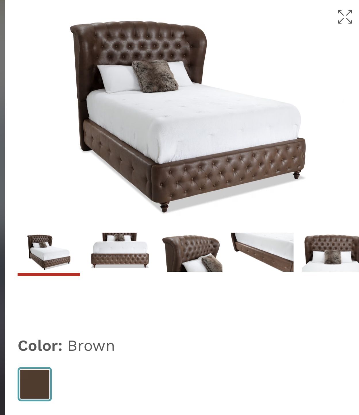 Brand New Queen Tuft Bed - MOVING SALE