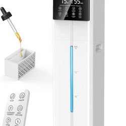 Cool Mist Humidifiers for Bedroom, Ultrasonic 2.4Gal 9L Quiet Top-Fill, Easy Clean with Essential Oil Tray, 360°Nozzle, 4 Speed, Remote, 60H Runtime, 