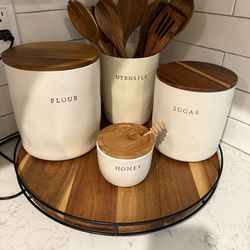 Target Hearth & Hand collection by Magnolia Canisters Set