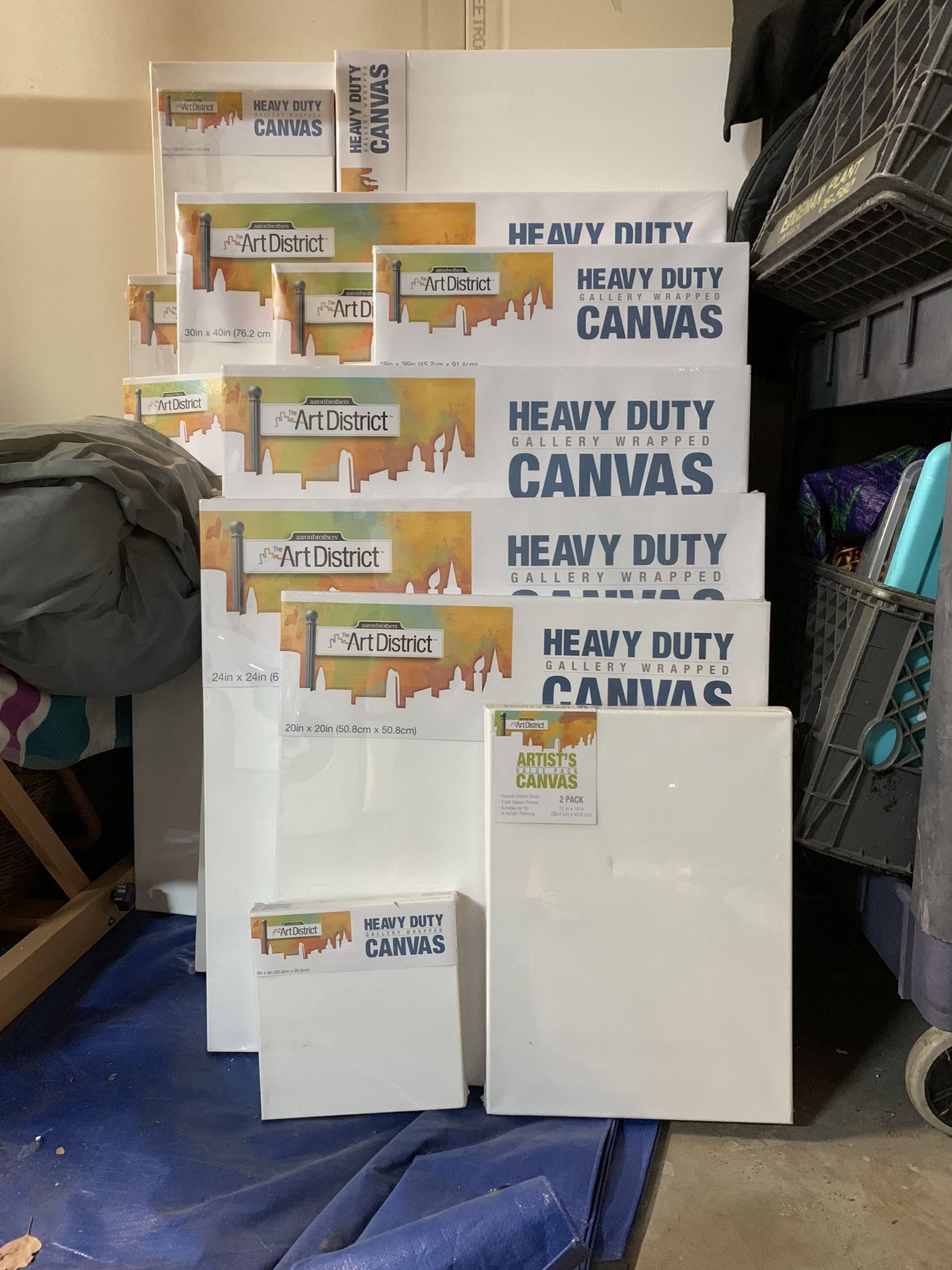 Full Art studio Supplies & Many Extras