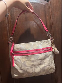 Vintage Pink Coach Hand bag