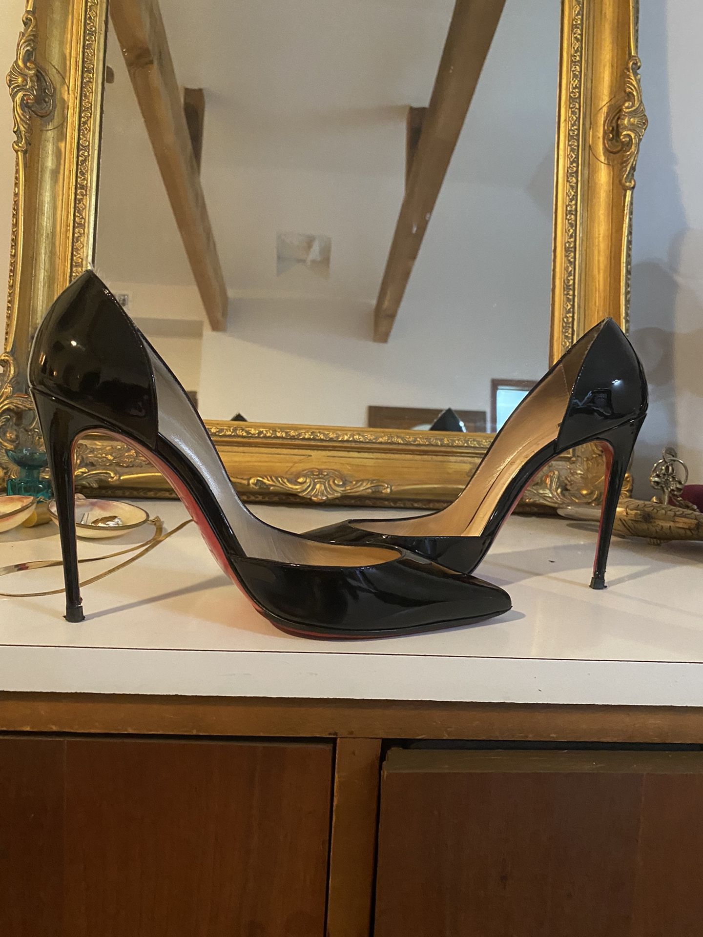 Black Christian Louboutin Heels 39 1/2