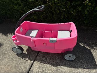 Kids pink wagon