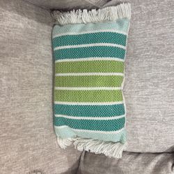 Green Decorative Pillow $7