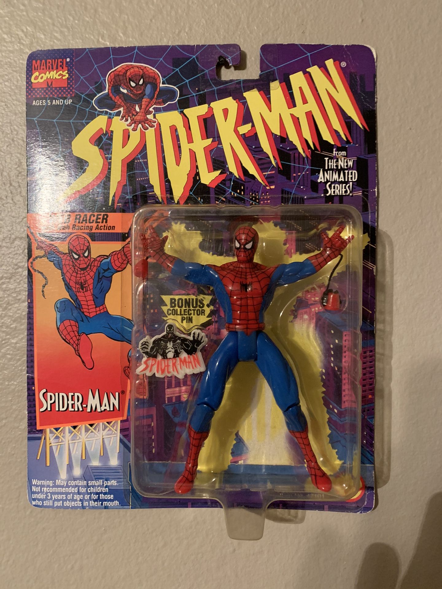 Marvel Spider-Man Animated Series (1995) Spider-man Toy Biz Figure NIP