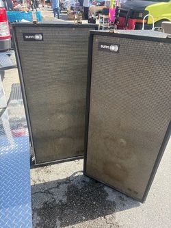 Vintage speakers the size in the pictures