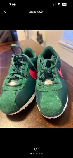 Pink & Green Nike Cortez Size 5Y/6.5W (NO BOX)