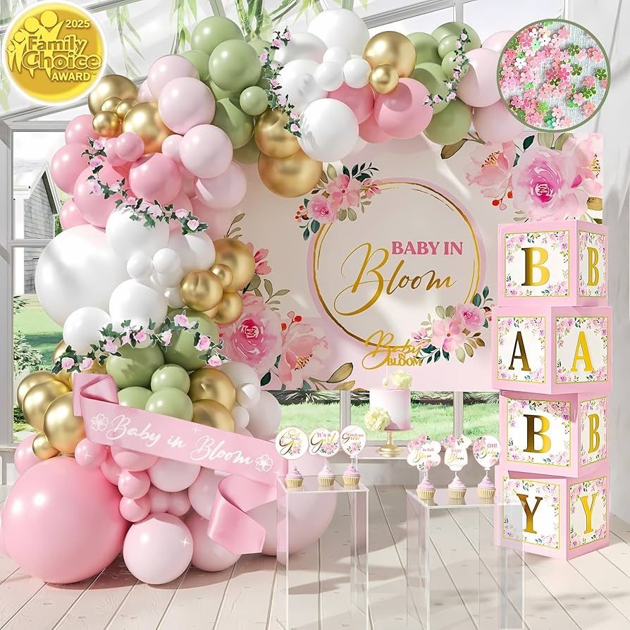 338 PC Baby in Bloom Baby Shower Decoration