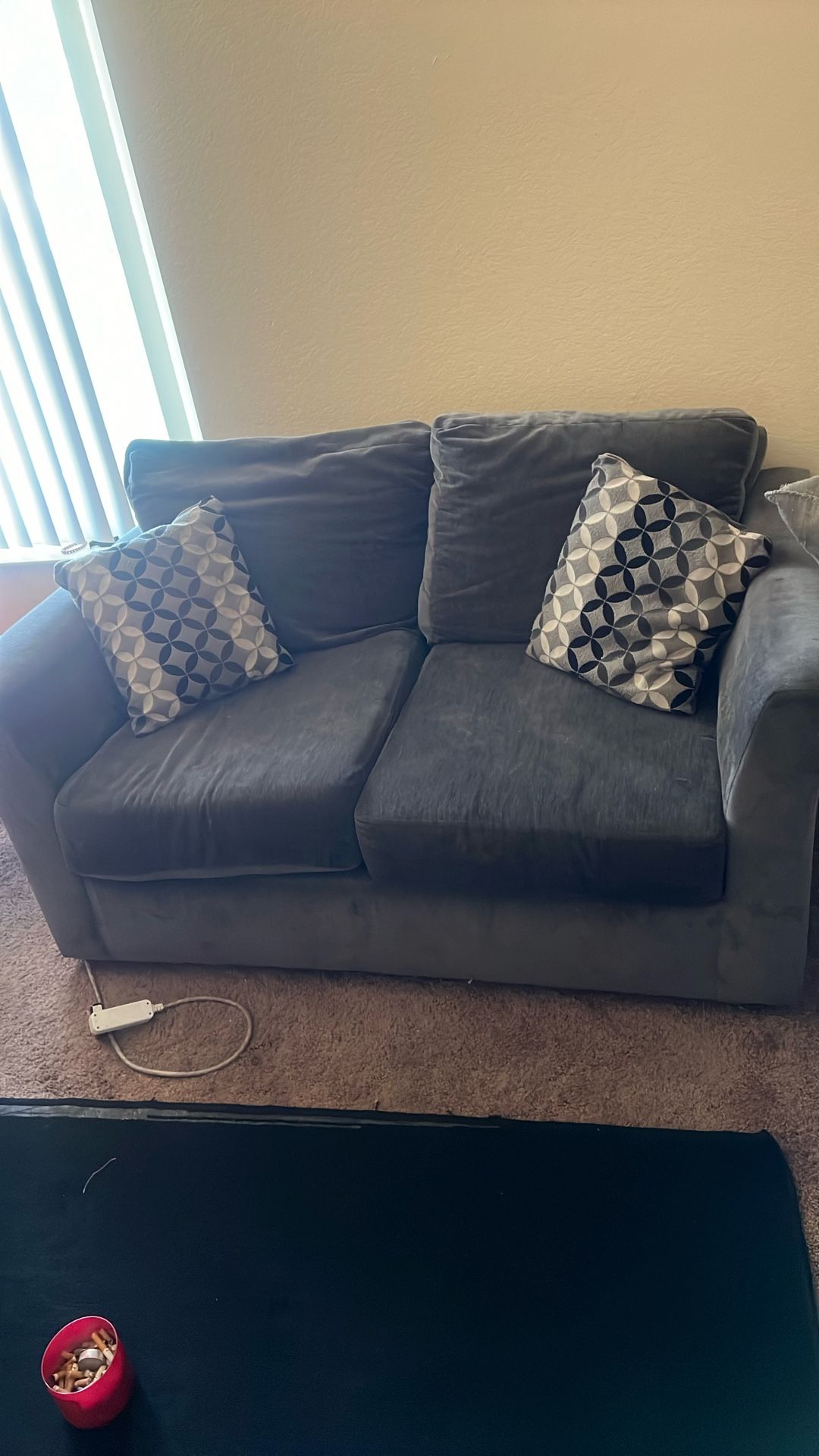 Grey 2piece Sofa