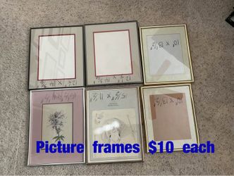 Picture  frames  -  $10  each
