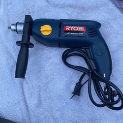 1/2” Ryobi hammer Drill, Case