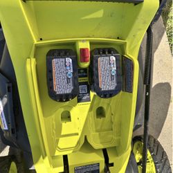 ONE+ HP 18V Brushless 20 in. Cordless Battery Walk Behind Self-Propelled Lawn Mower w/ (2) 4.0 Ah Ba