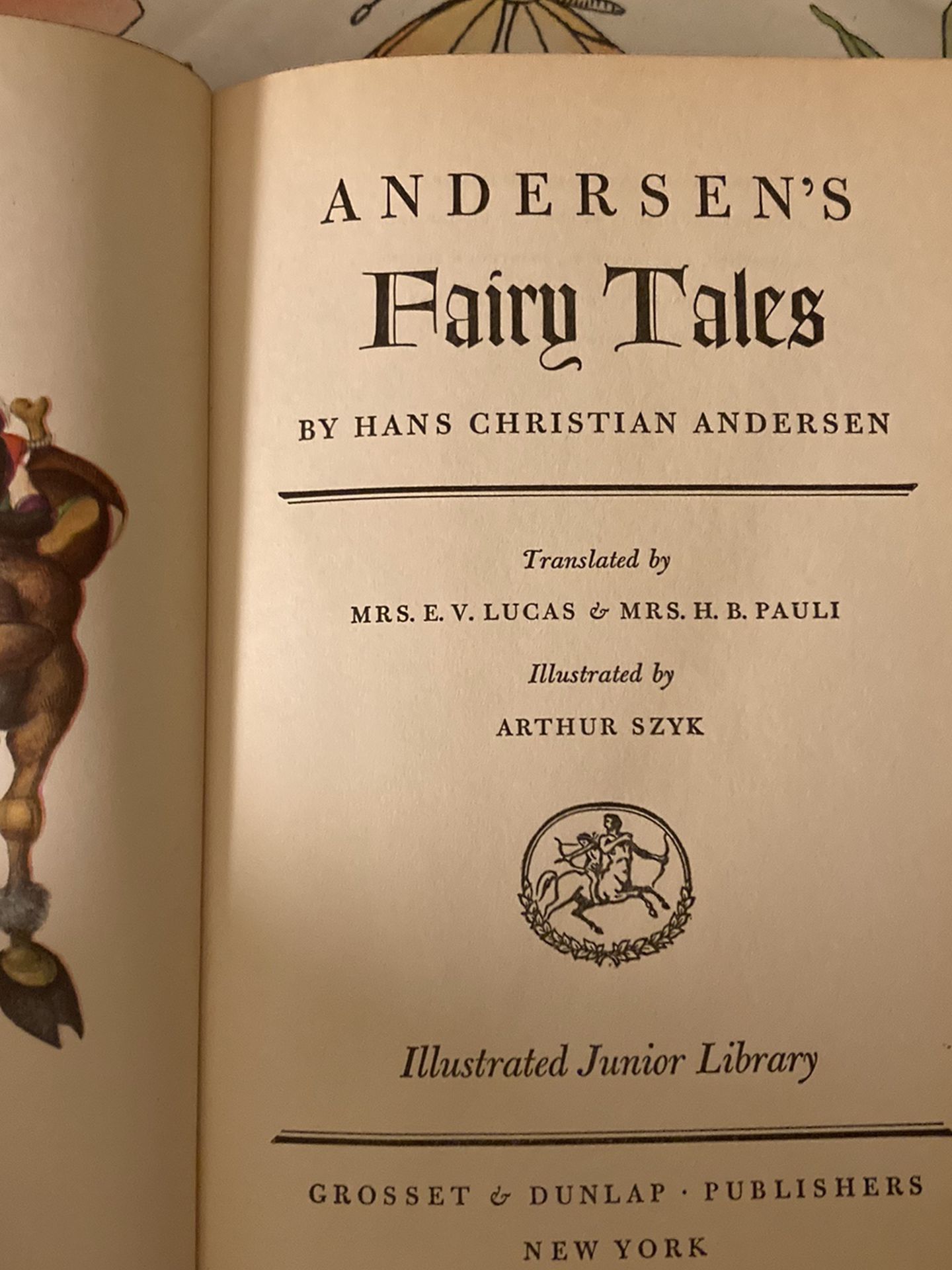 Anderson’s Fairy Tales Original Hard Cover-no Jackets
