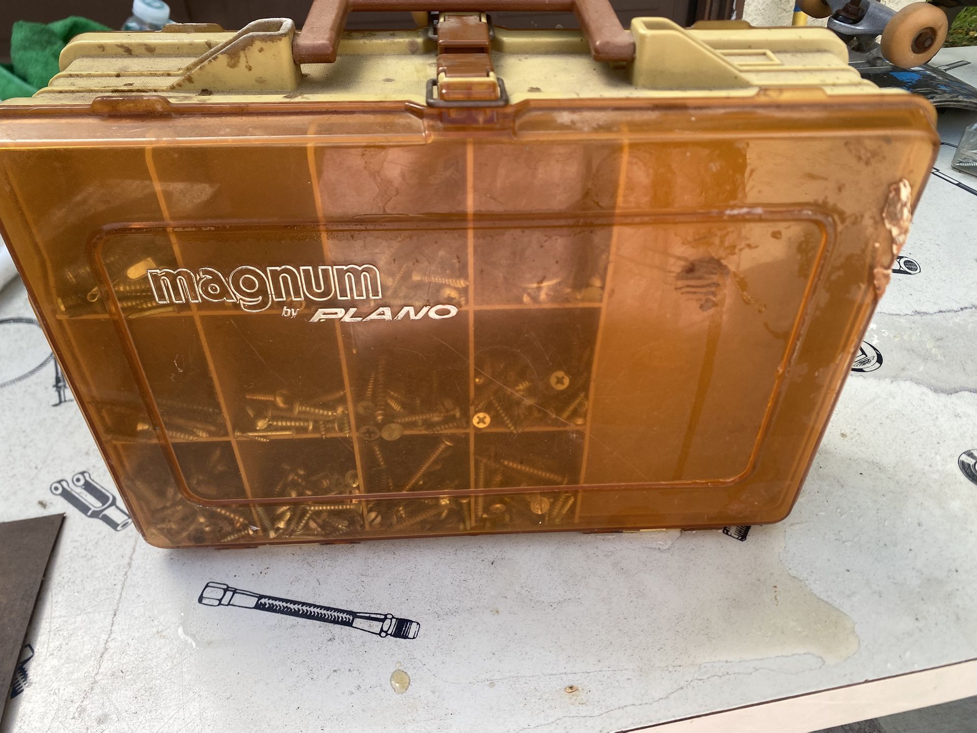 Vintage Plano double sided tacklebox