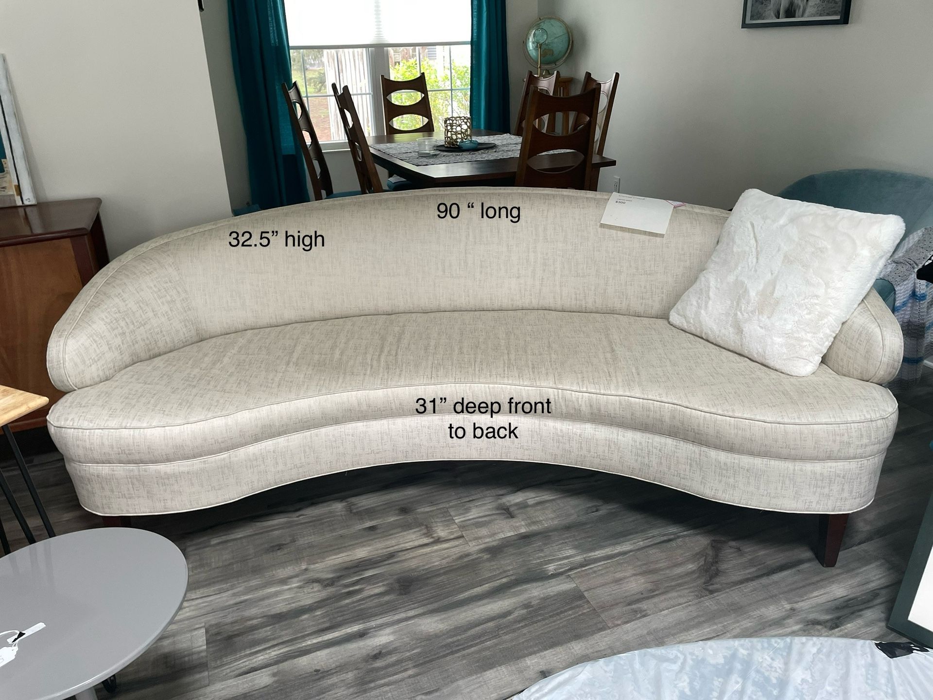 Curved Couch Cream Corrected Photos