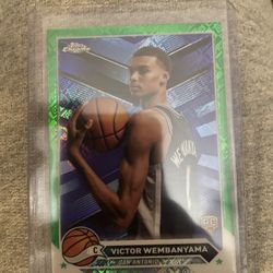 Green Parallel Victor W. Rookie Card