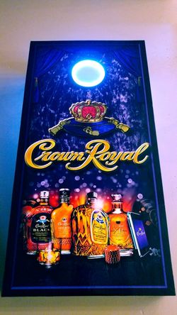 Crown royal cornhole boards