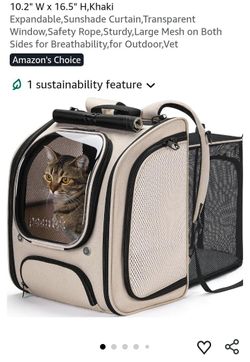 Space bubble cat carrier still in box